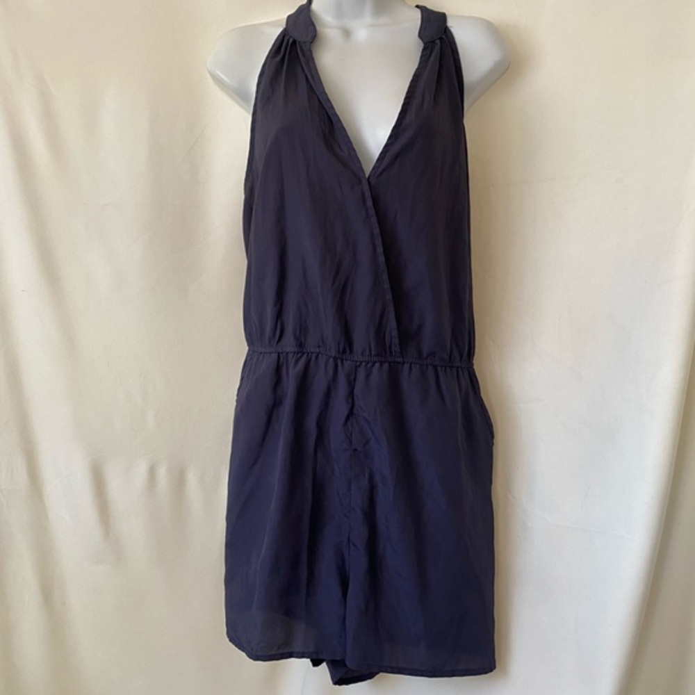 Light Weight Navy tank romper short outfit